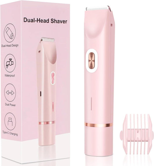 Mpotmiy 2-in-1 Electric Bikini Trimmer